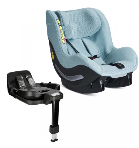 Avionaut AeroFix AirFlow - fotelik samochodowy, siedzisko 0-18 kg, zestaw z bazą obrotową IQ Orbit | Mint